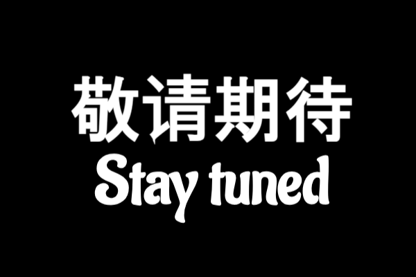 敬请期待